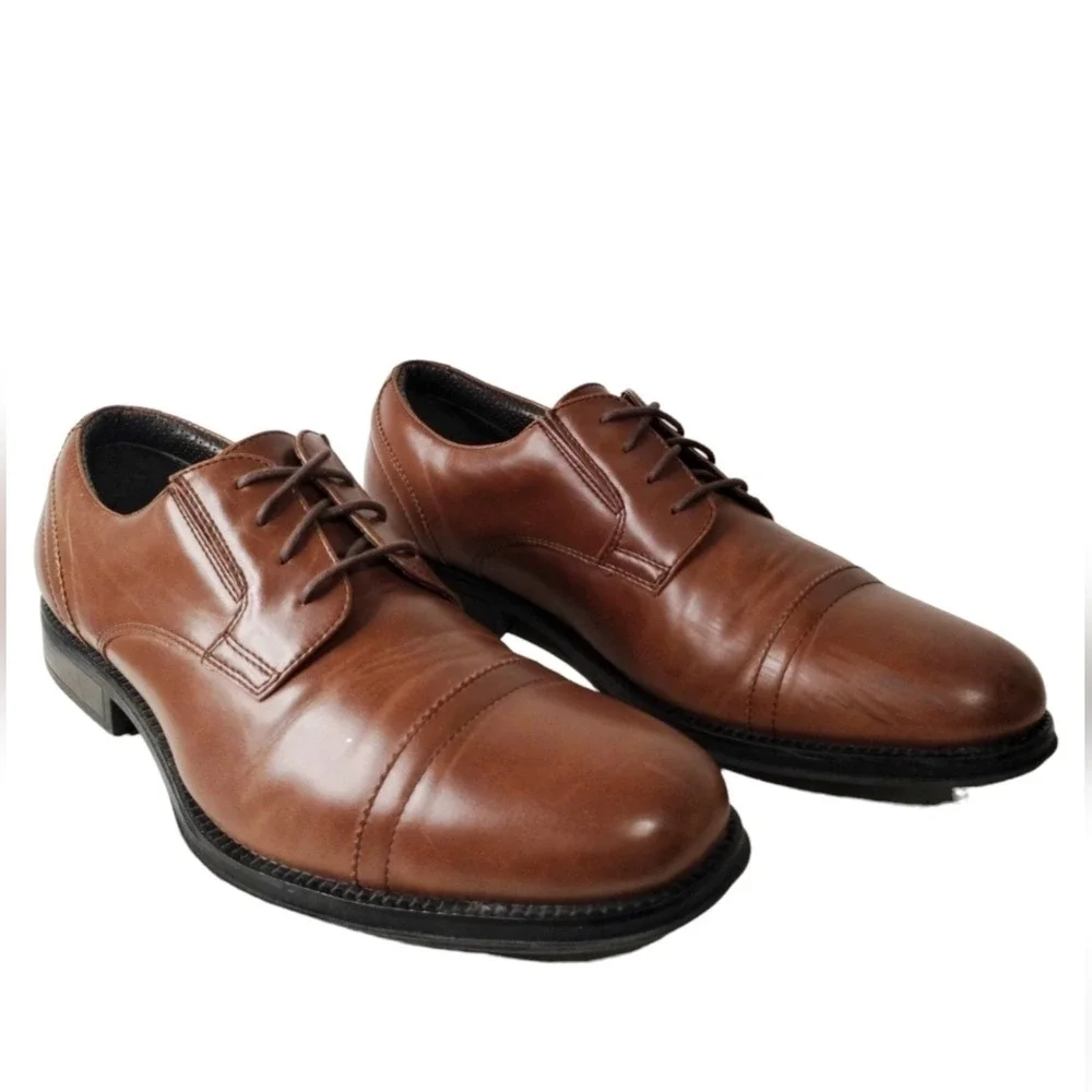 Dockers Men's Garfield‎ Lace-up Oxford Dress/Casual Shoes size 11M Maple